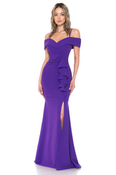 Lenovia 5206 Techno Crepe Bridesmaids Dress