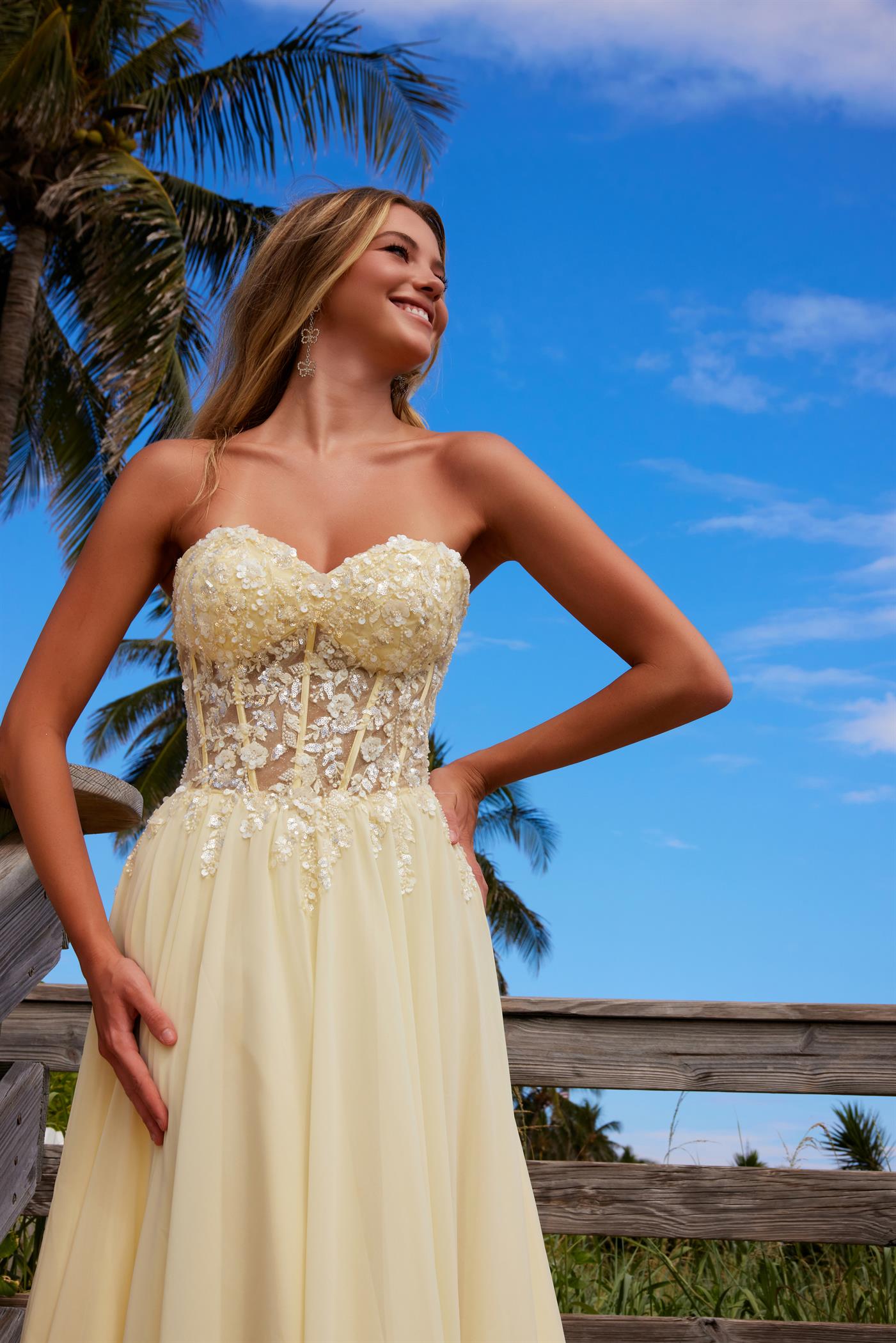 Nox Anabel C-1617 Dainty Chiffon Formal Prom Gown