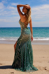 Nox Anabel E-1530 Ornate Beaded Prom or Evening Gown