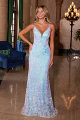 Nox Anabel 1587 A Fully Sequined Formal or Prom Gown