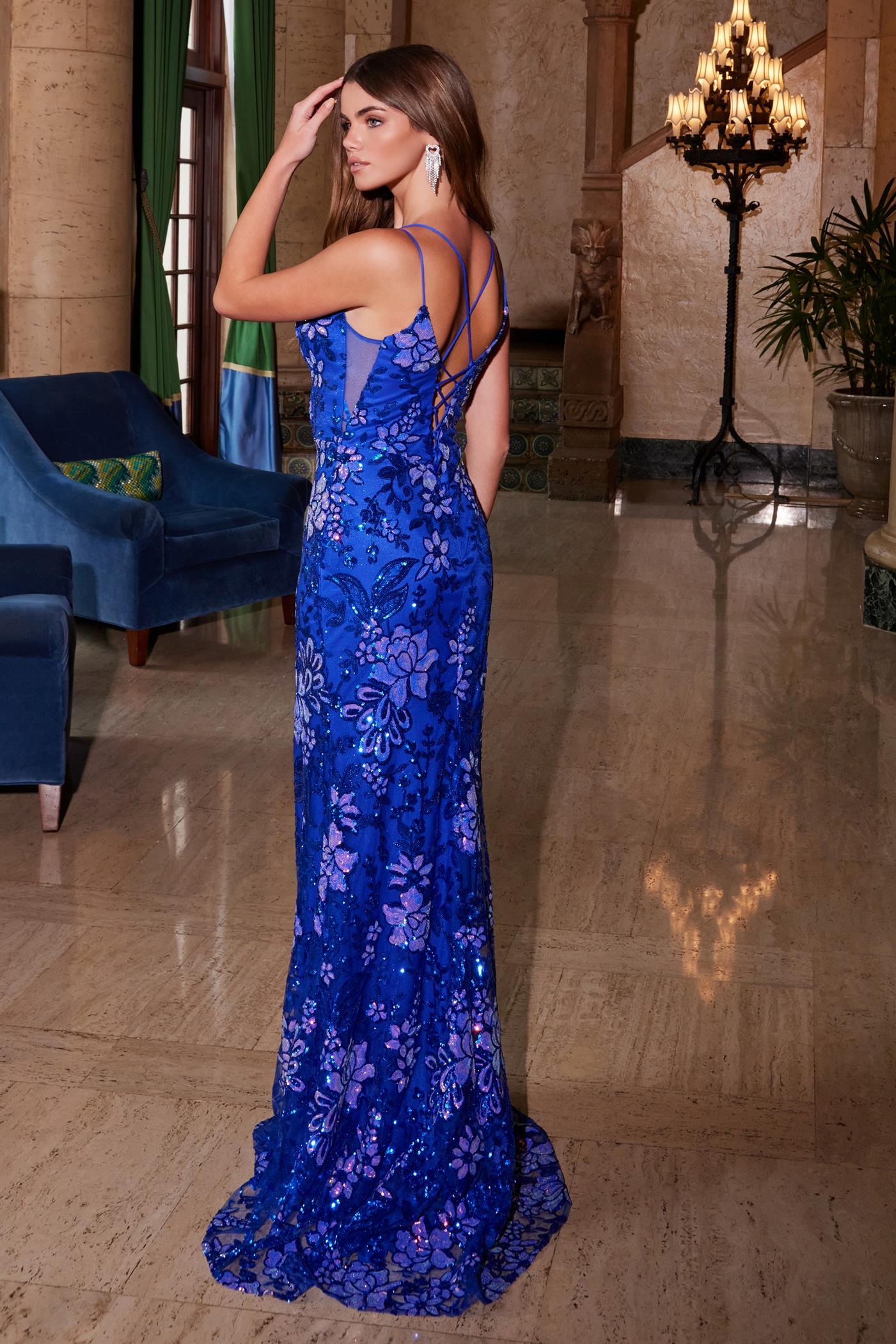 Nox Anabel 1587 A Fully Sequined Formal or Prom Gown