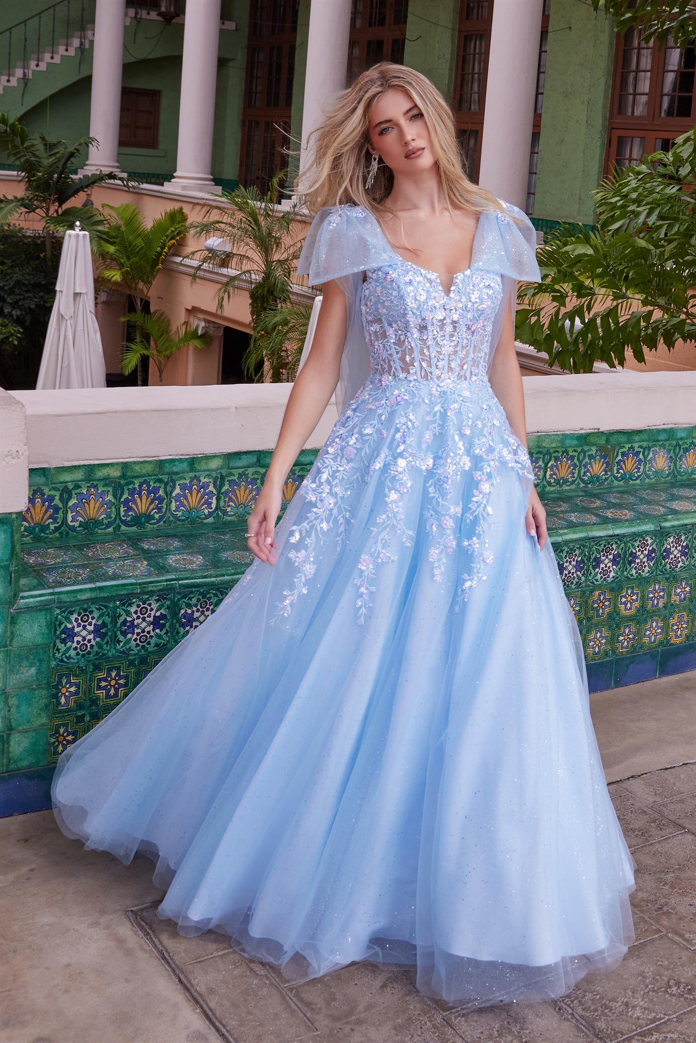 Nox Anabel H-1680 Tulle Ball Prom Gown