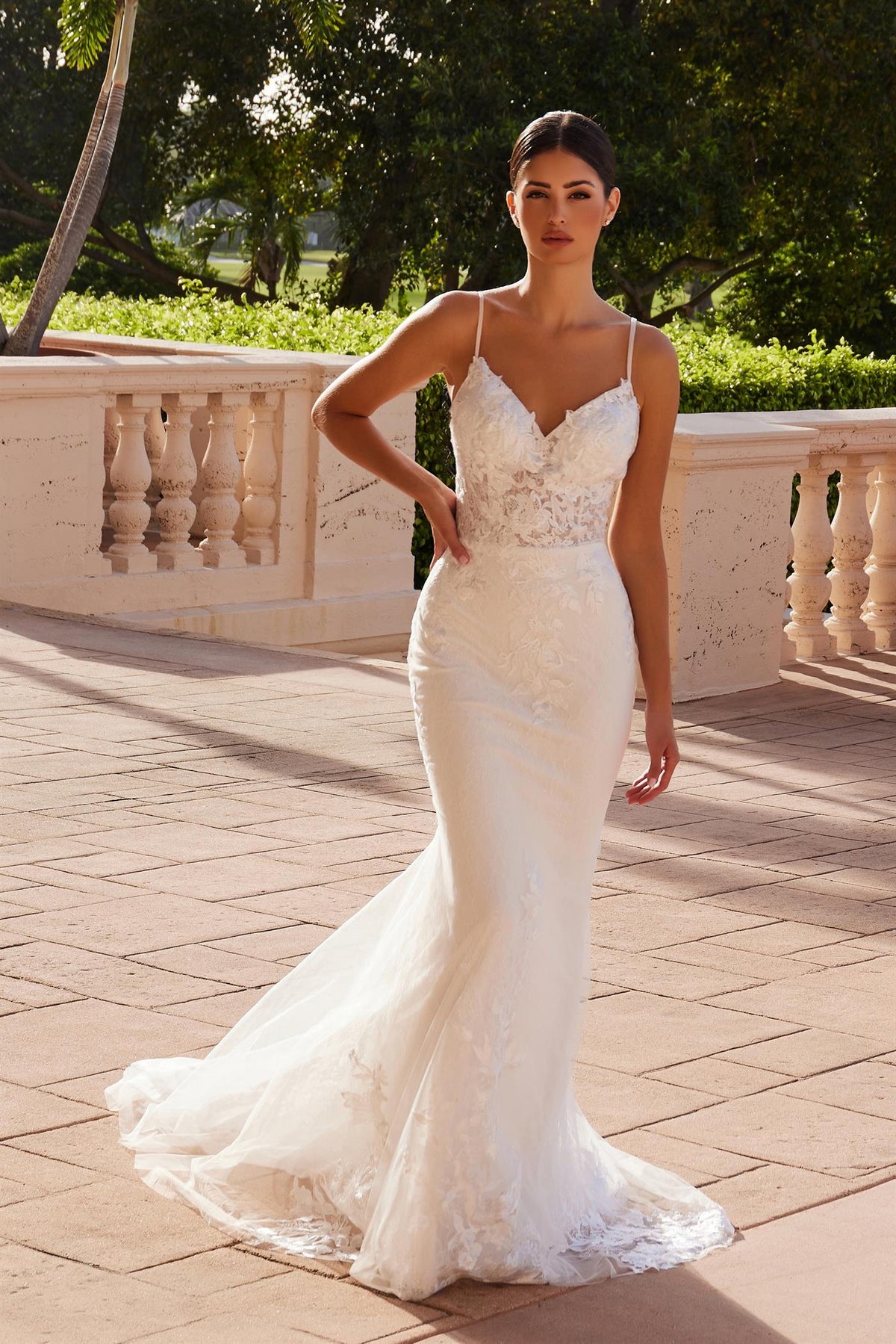 Nox Anabel JW-239 Lace Tulle Elegant Bridal Gown