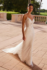 Nox Anabel JW239 Lace Tulle Elegant Bridal Gown