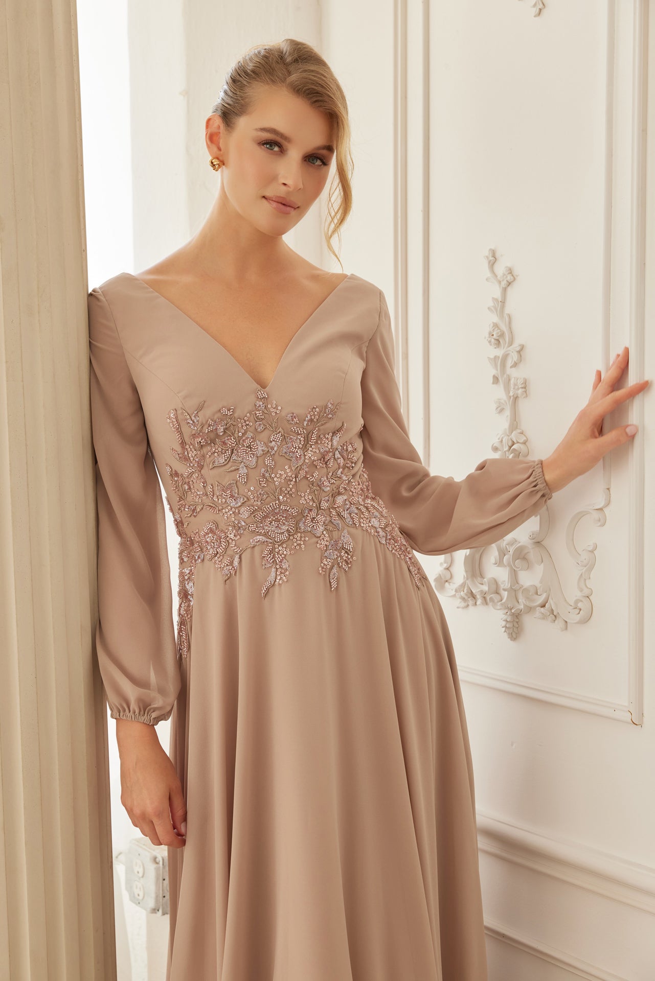 Nox Anabel ME-128 Mother of the Bride or Groom Chiffon Formal Gown