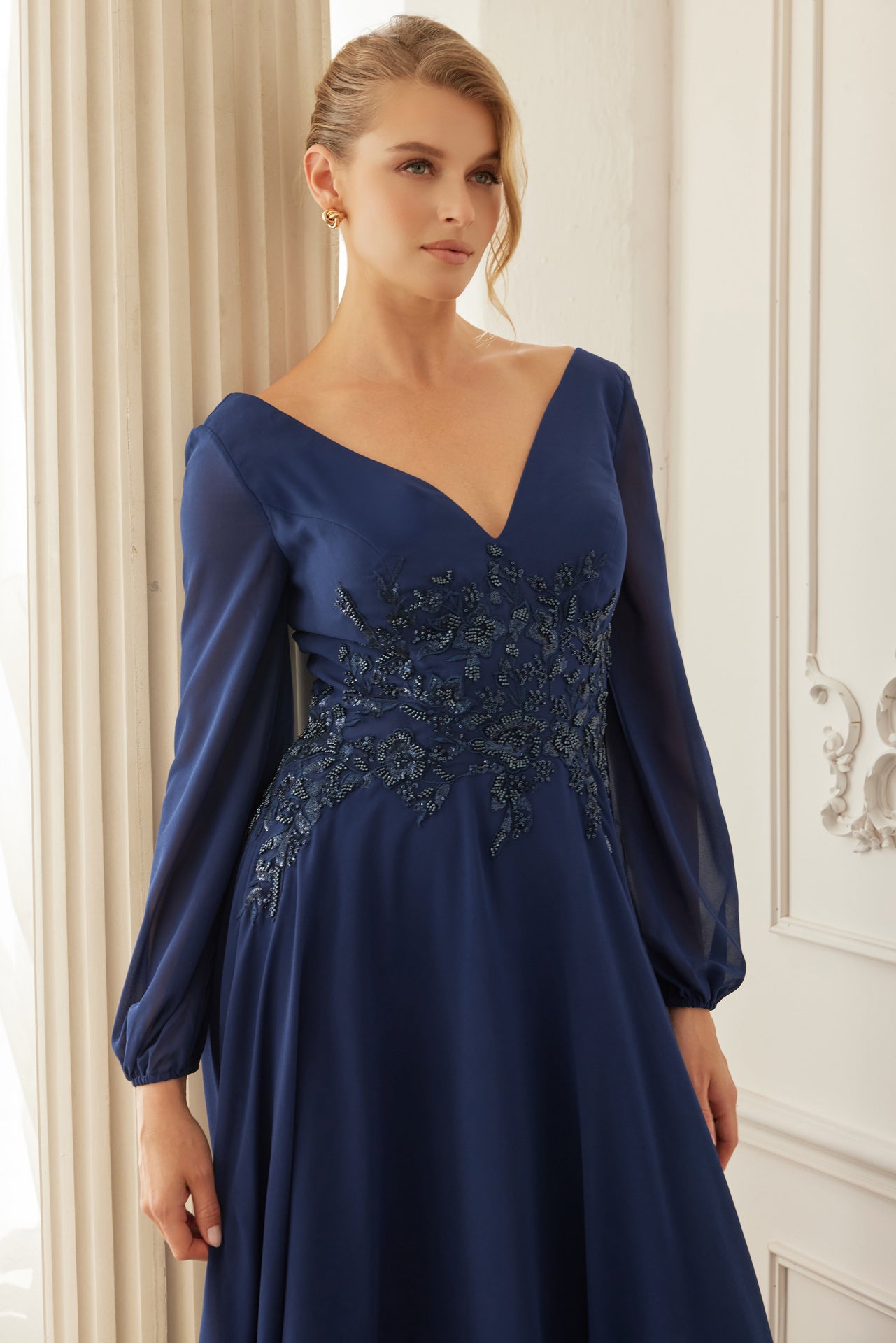 Nox Anabel ME-128 Mother of the Bride or Groom Chiffon Formal Gown