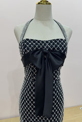 Nox Anabel T-7099 Bodycon Mini Hoco Dress With Lace-up Back