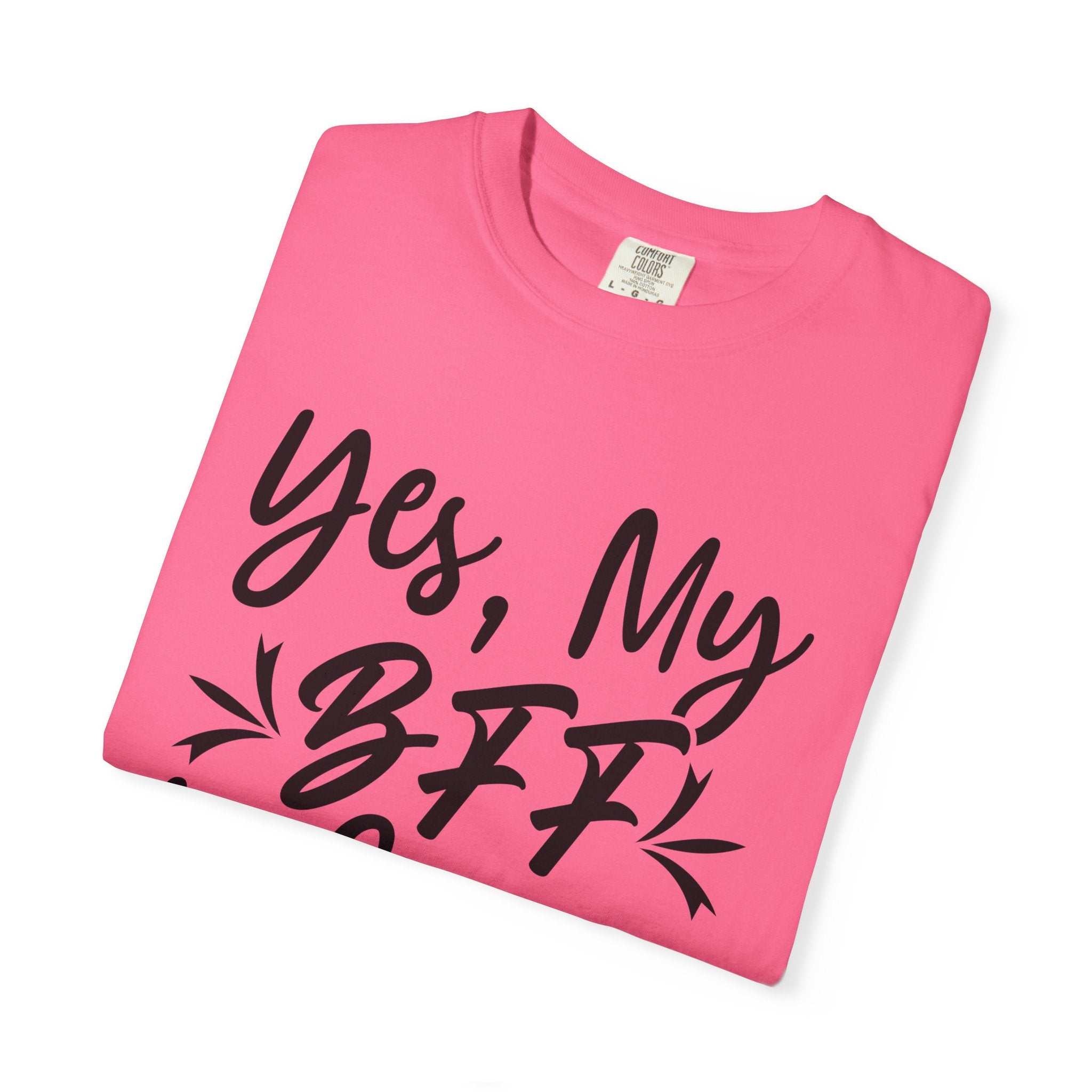 BFF Friendship T-Shirt, Fun Gift for Best Friends, Casual Wear, Birthday Gift, Unisex Tee, Matching T-Shirts