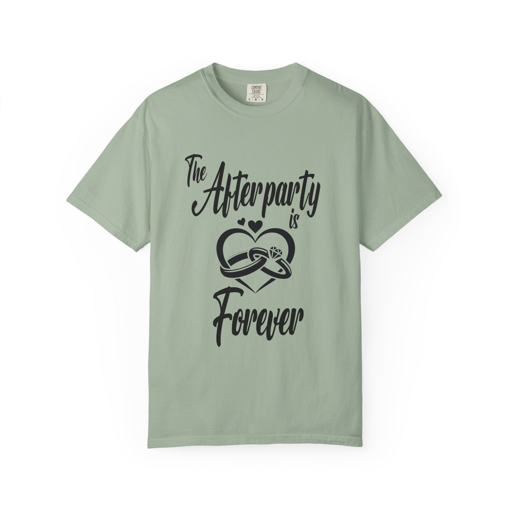 Afterparty Forever T-shirt, Unisex Party Tee, Wedding Celebration Shirt, Funny Couples Gift, Custom Graphic T-shirt