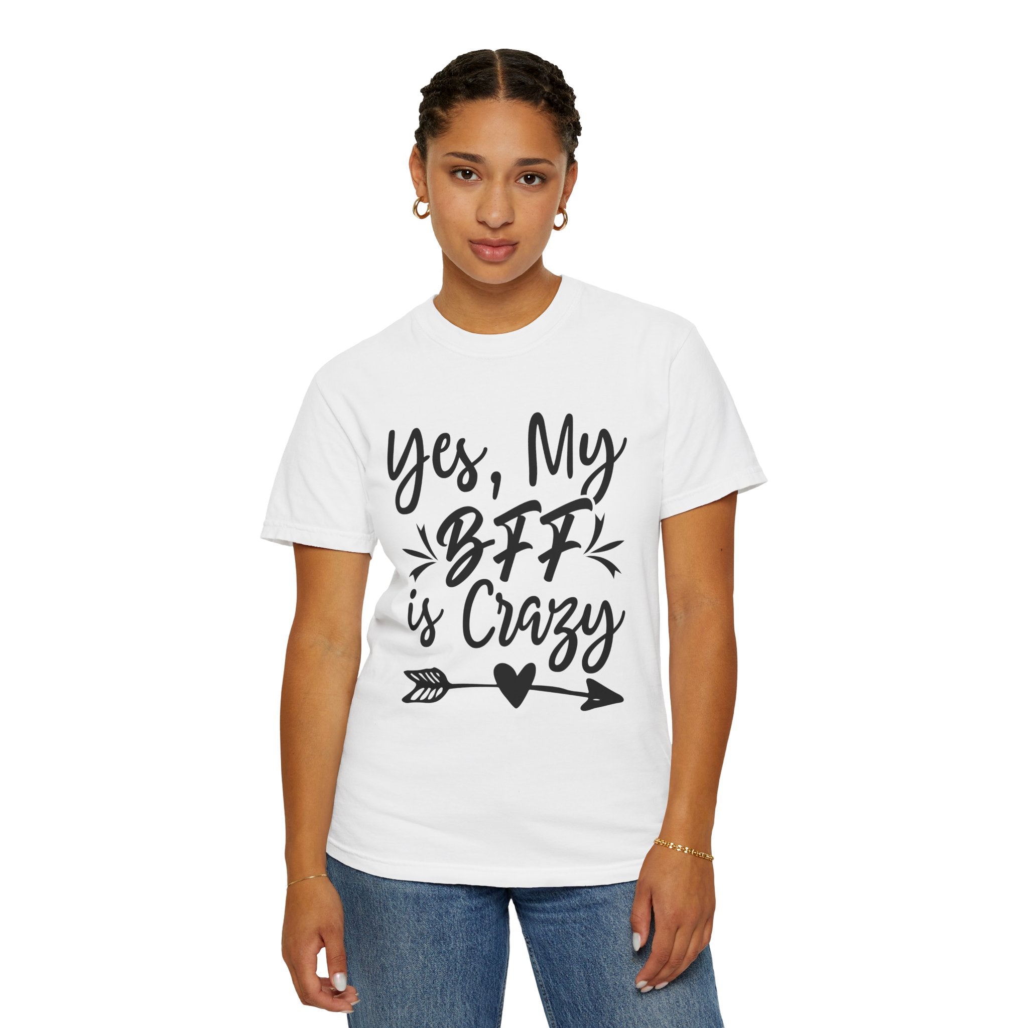 BFF Friendship T-Shirt, Fun Gift for Best Friends, Casual Wear, Birthday Gift, Unisex Tee, Matching T-Shirts