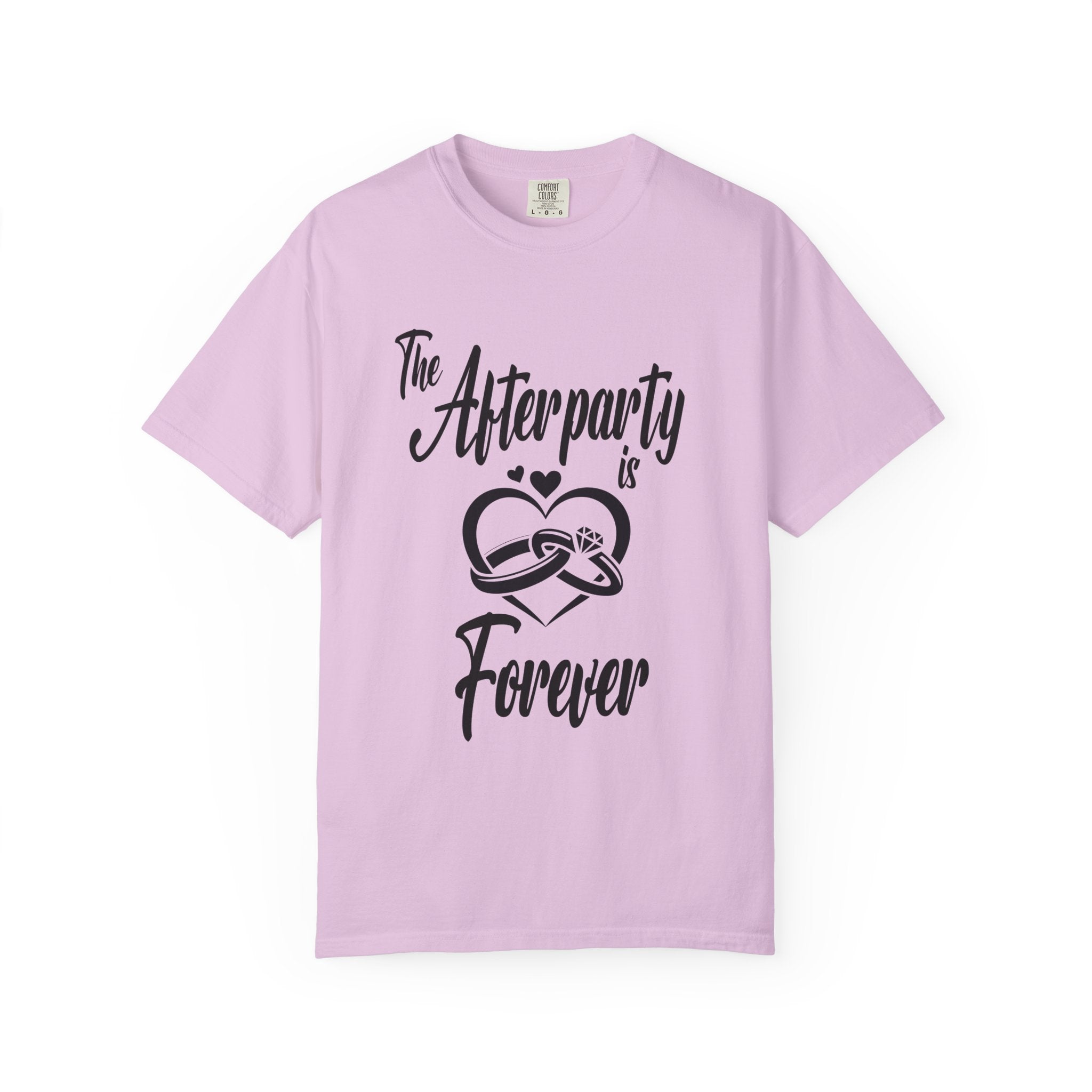 Afterparty Forever T-shirt, Unisex Party Tee, Wedding Celebration Shirt, Funny Couples Gift, Custom Graphic T-shirt