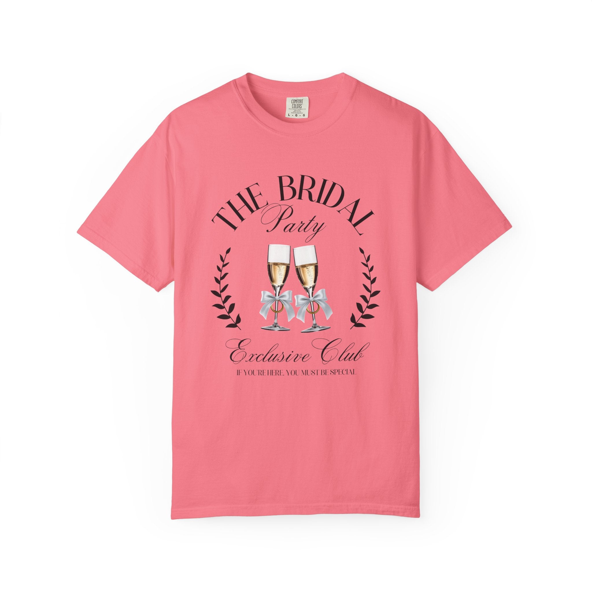 Bridal Party T-Shirt, Wedding Tee, Bachelorette Event Shirt, Bridal Shower Gift, Exclusive Club Apparel