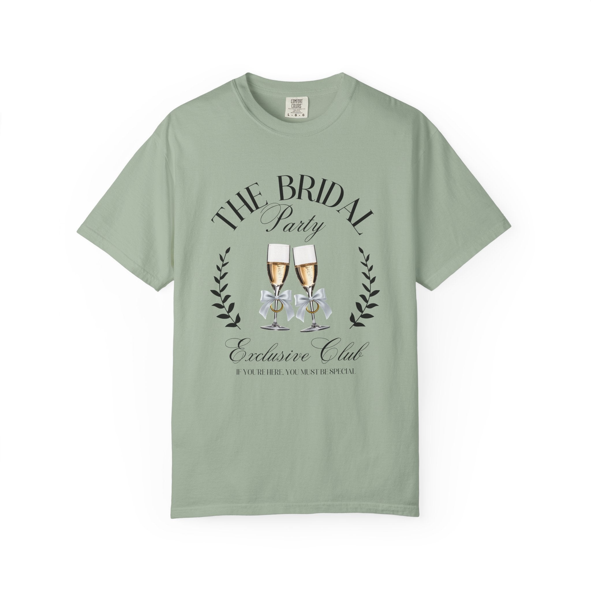 Bridal Party T-Shirt, Wedding Tee, Bachelorette Event Shirt, Bridal Shower Gift, Exclusive Club Apparel