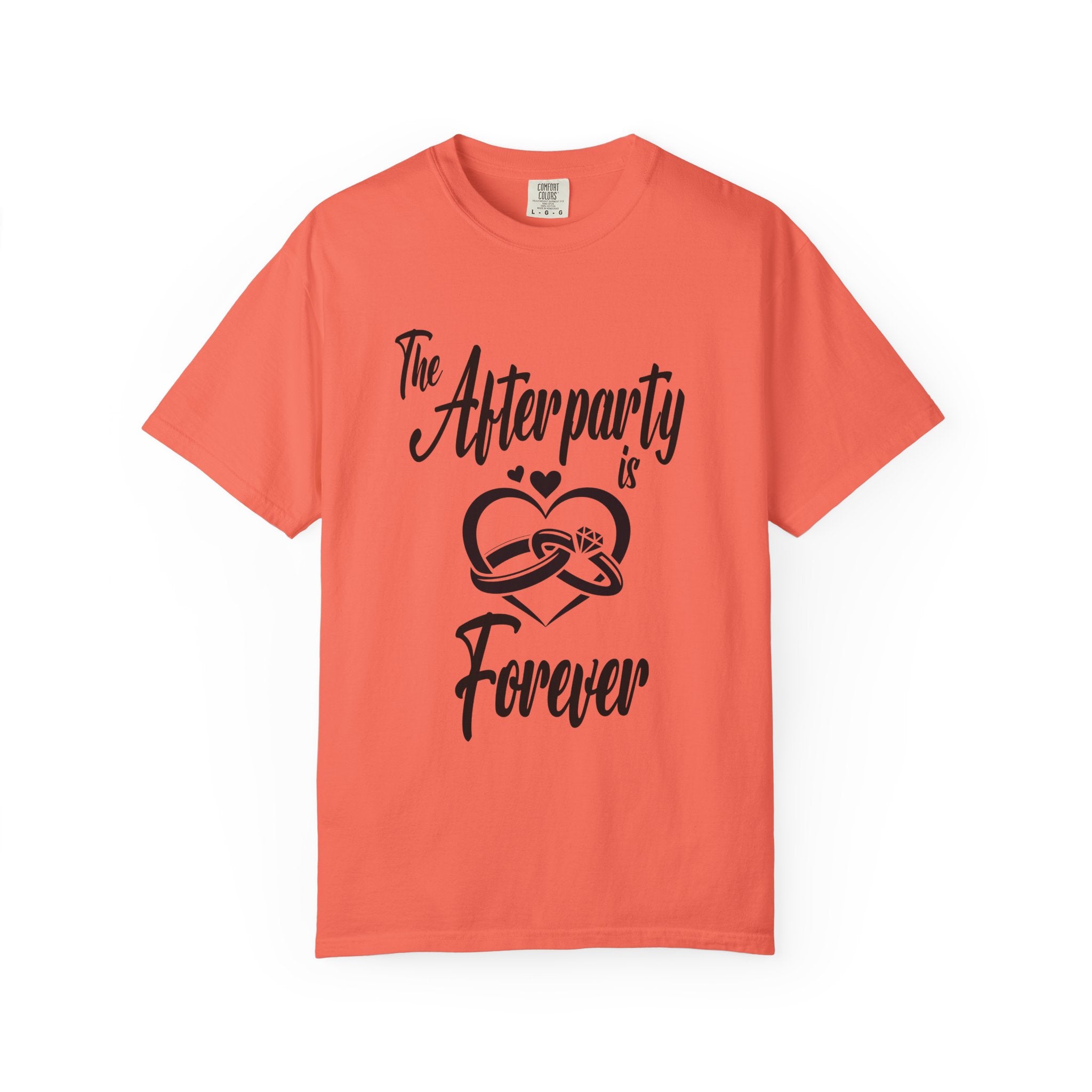 Afterparty Forever T-shirt, Unisex Party Tee, Wedding Celebration Shirt, Funny Couples Gift, Custom Graphic T-shirt