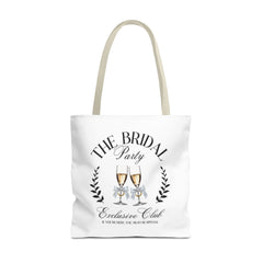 Bridal Party Tote Bag | Stylish Beach Bag, Wedding Gift, Bridal Shower Favor, Reusable Grocery Tote, Gift for Bride