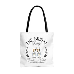 Bridal Party Tote Bag | Stylish Beach Bag, Wedding Gift, Bridal Shower Favor, Reusable Grocery Tote, Gift for Bride