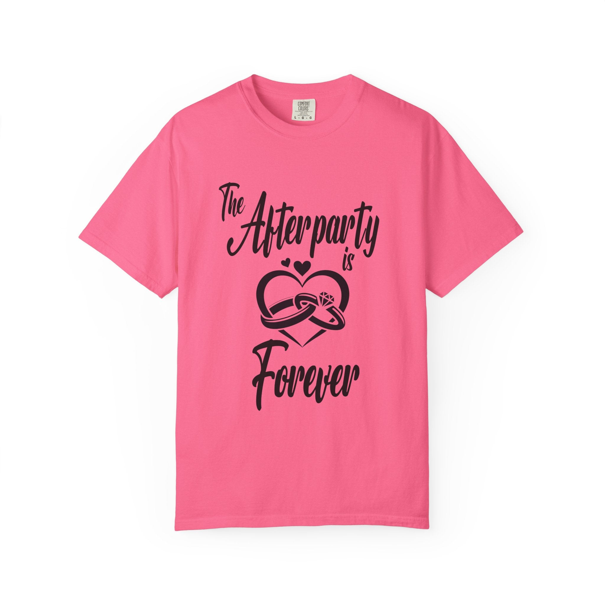 Afterparty Forever T-shirt, Unisex Party Tee, Wedding Celebration Shirt, Funny Couples Gift, Custom Graphic T-shirt
