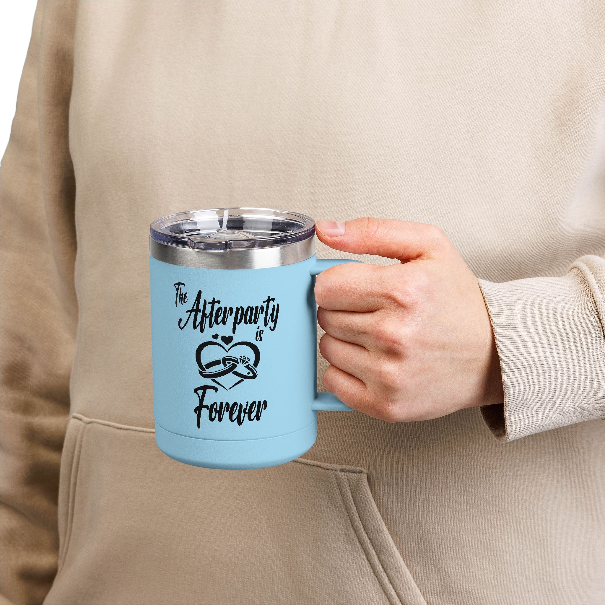 Afterparty Forever Coffee Mug Tumbler | Fun Gift for Friends, Party Lovers, and Celebrations, Unique Drinkware, Cool Coffee Cup, [...]