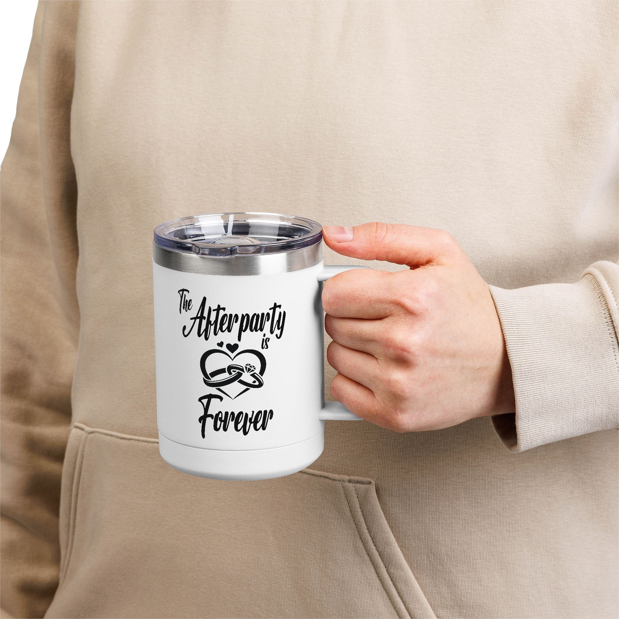 Afterparty Forever Coffee Mug Tumbler | Fun Gift for Friends, Party Lovers, and Celebrations, Unique Drinkware, Cool Coffee Cup, [...]