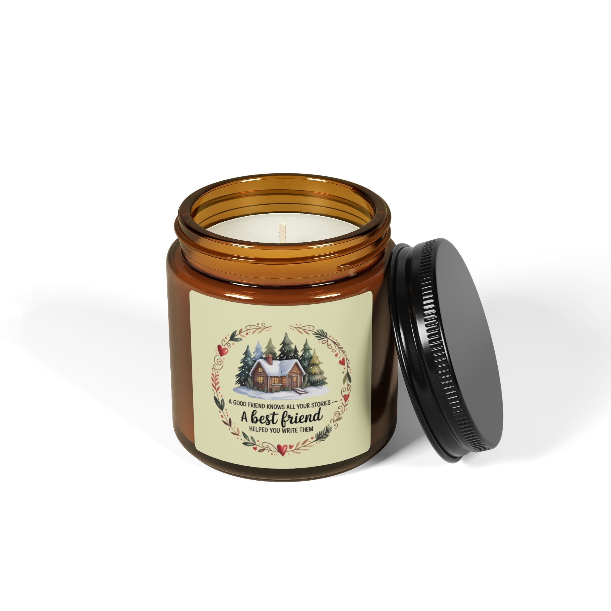 Cozy Best Friend Scented Soy Candle – Perfect Gift for Friends, Home Decor, Relaxation, Self-Care, and Celebrations