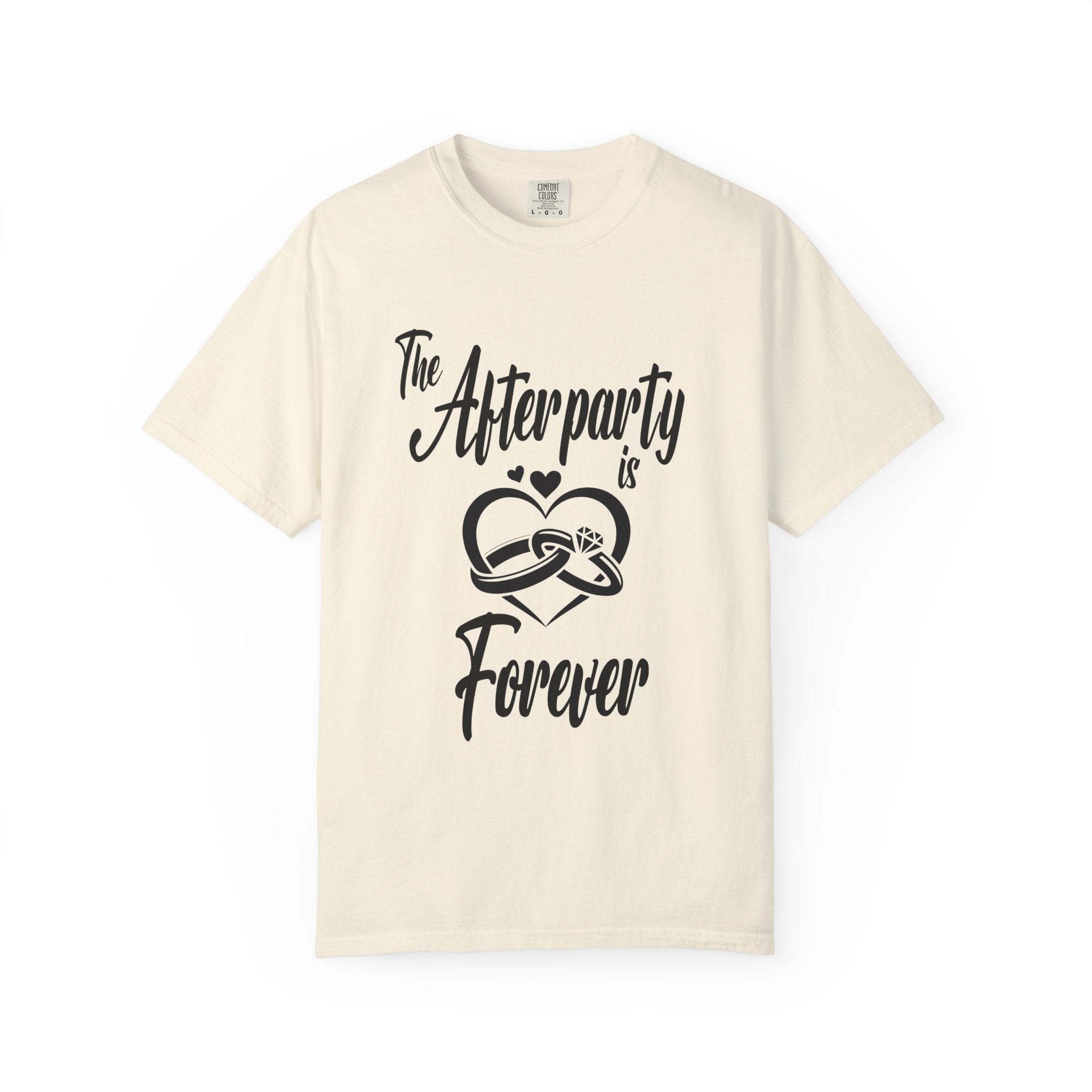 Afterparty Forever T-shirt, Unisex Party Tee, Wedding Celebration Shirt, Funny Couples Gift, Custom Graphic T-shirt