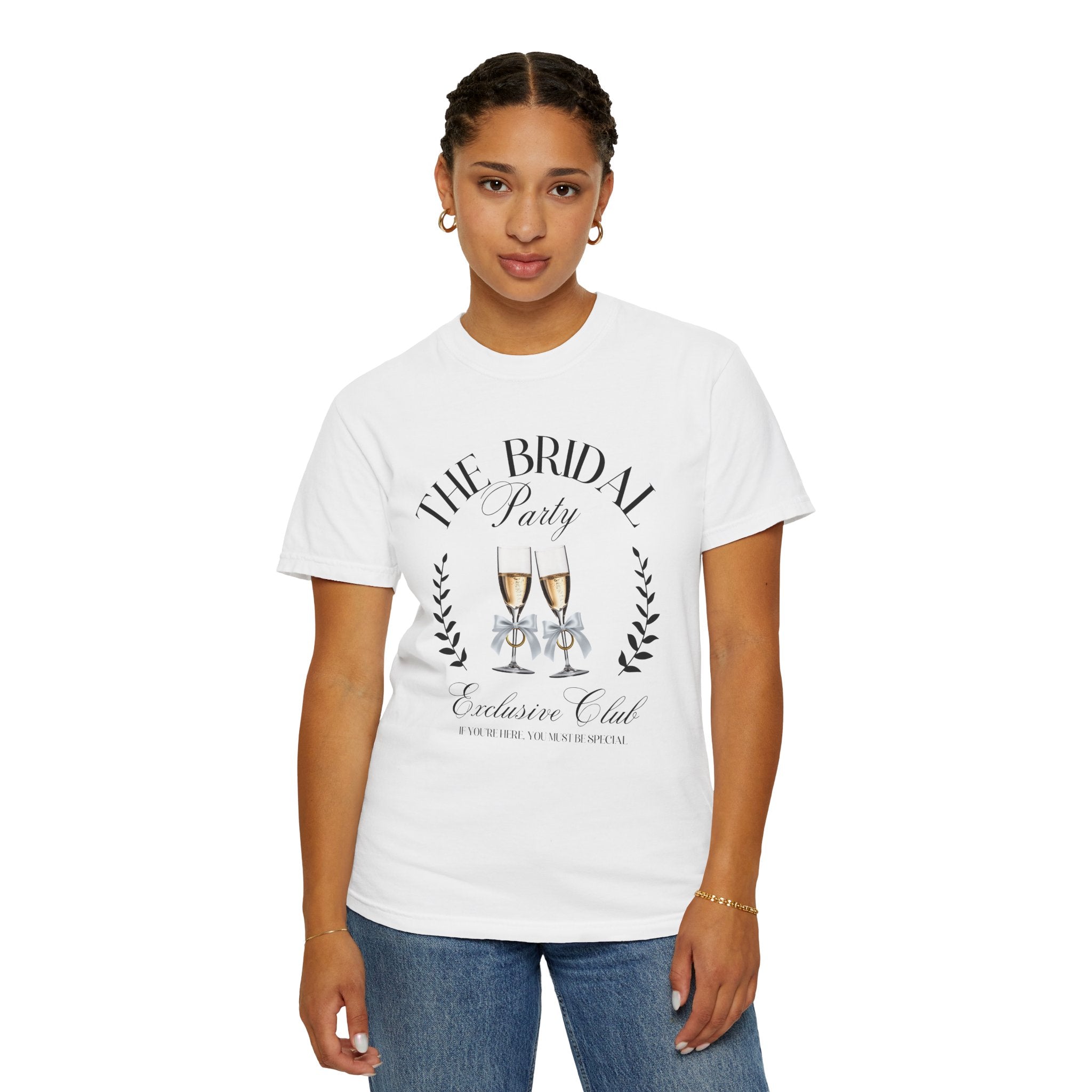 Bridal Party T-Shirt, Wedding Tee, Bachelorette Event Shirt, Bridal Shower Gift, Exclusive Club Apparel