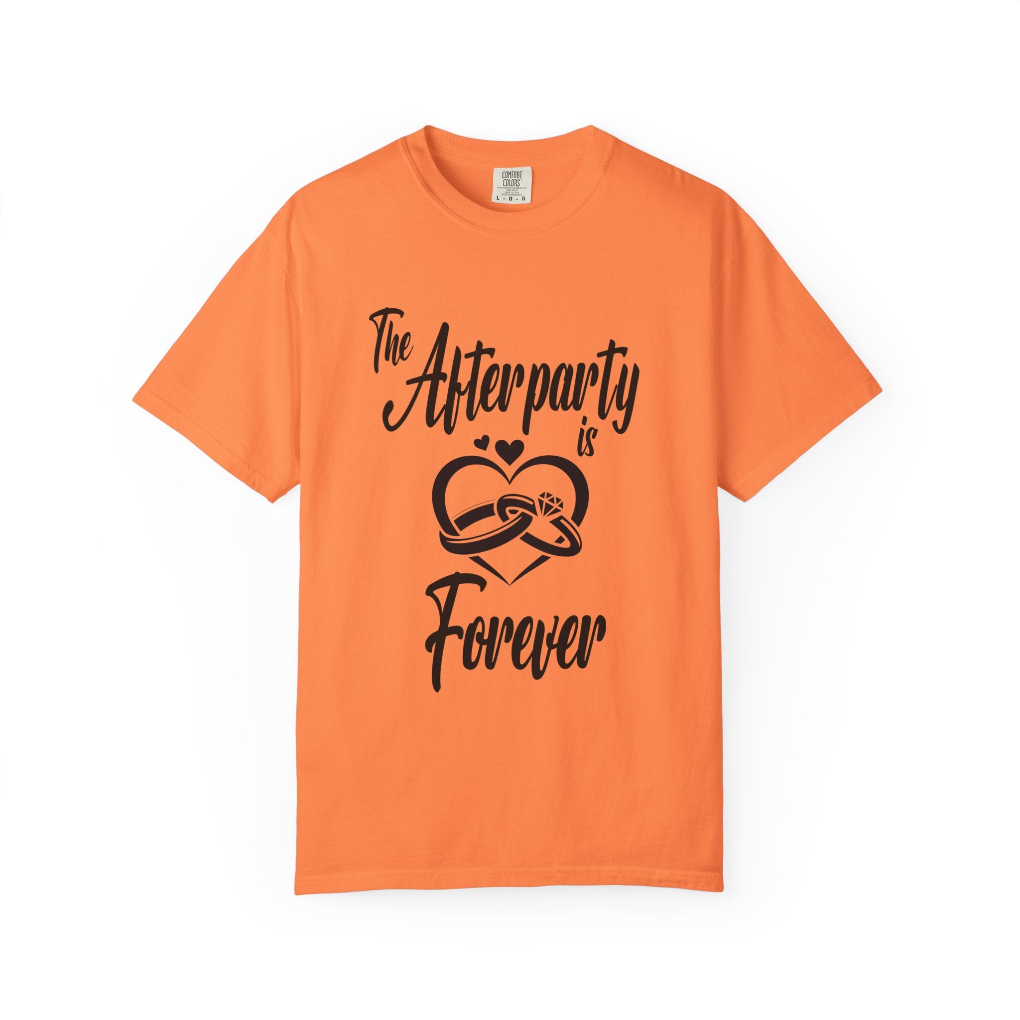 Afterparty Forever T-shirt, Unisex Party Tee, Wedding Celebration Shirt, Funny Couples Gift, Custom Graphic T-shirt