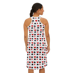 Ralee Fashion Playing Cards Poker Racerback Dress, Summer Dress, Casual Dress, Date Night Outfit, Beachy Dress, Cruise Outfit