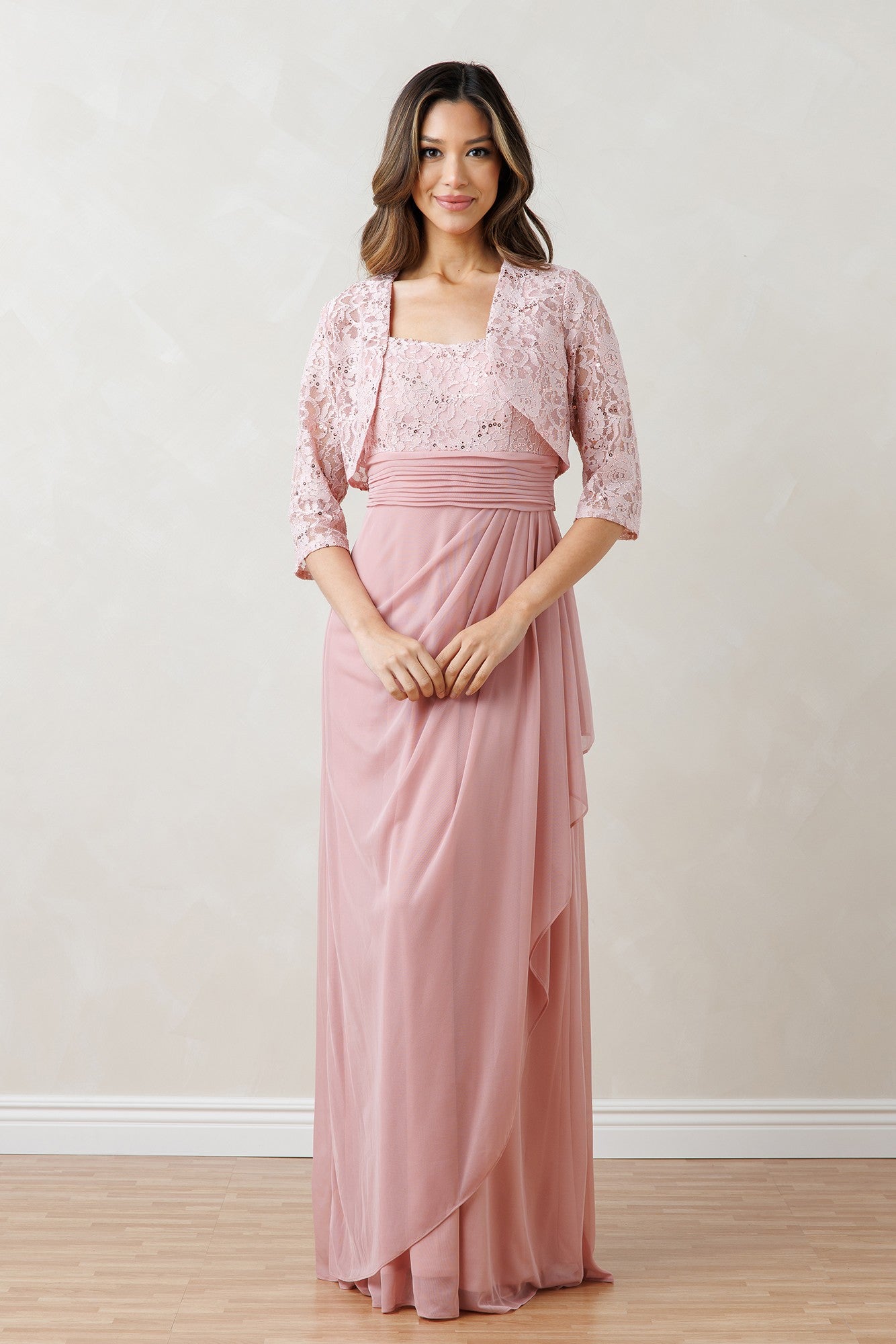 Eva USA 3094 Mother Of Bride Groom In Chiffon & Lace, Jacket Rowan Bridal LLC Eva USA 3094 Mother Of Bride Groom In Chiffon & Lace, Jacket Rowan Bridal LLC