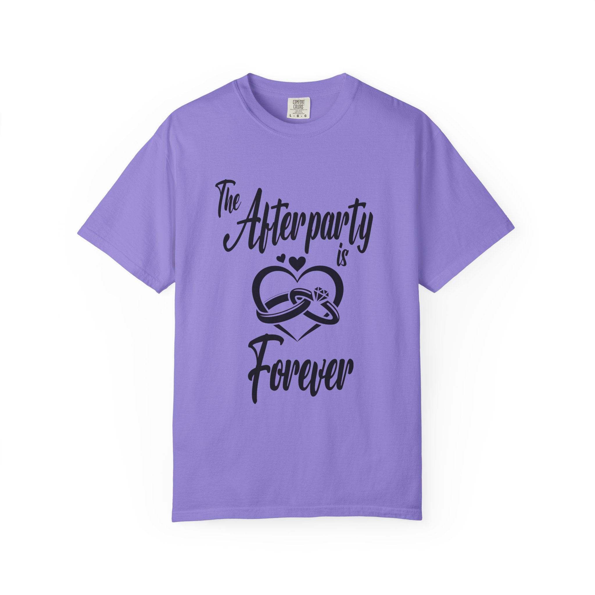 Afterparty Forever T-shirt, Unisex Party Tee, Wedding Celebration Shirt, Funny Couples Gift, Custom Graphic T-shirt