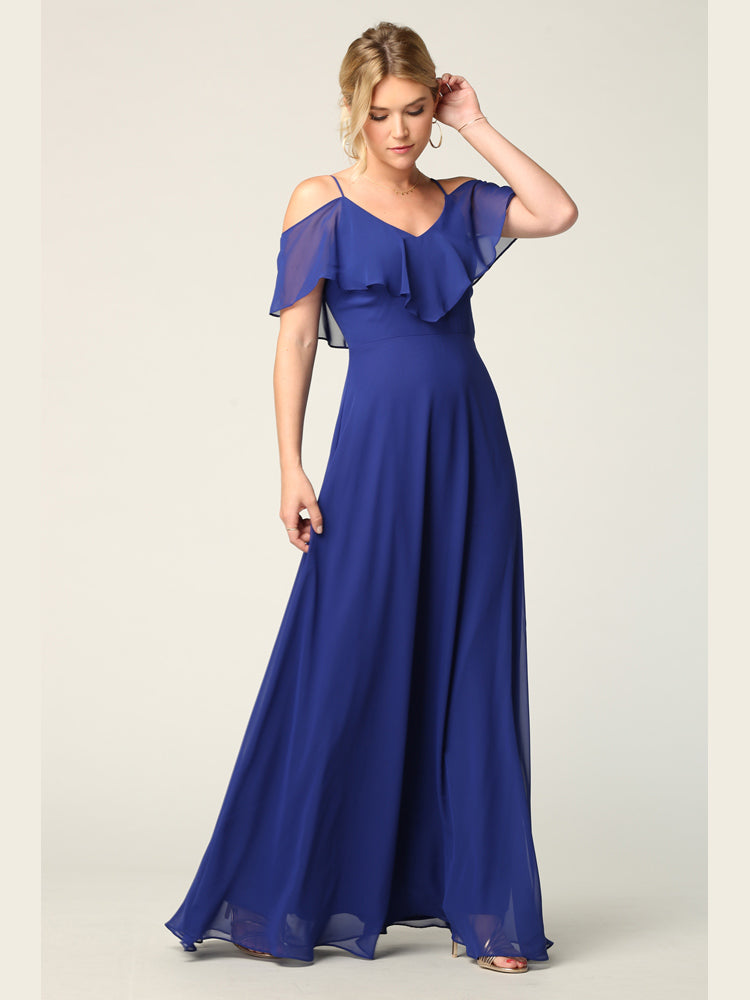 Eva USA 3263-Plus Chiffon Bridesmaids Gown