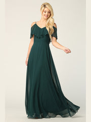 Eva USA EV3263 Chiffon Bridesmaids Gown