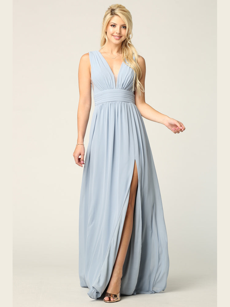Eva USA 3329 Chiffon Grecian Style Bridesmaid Dress