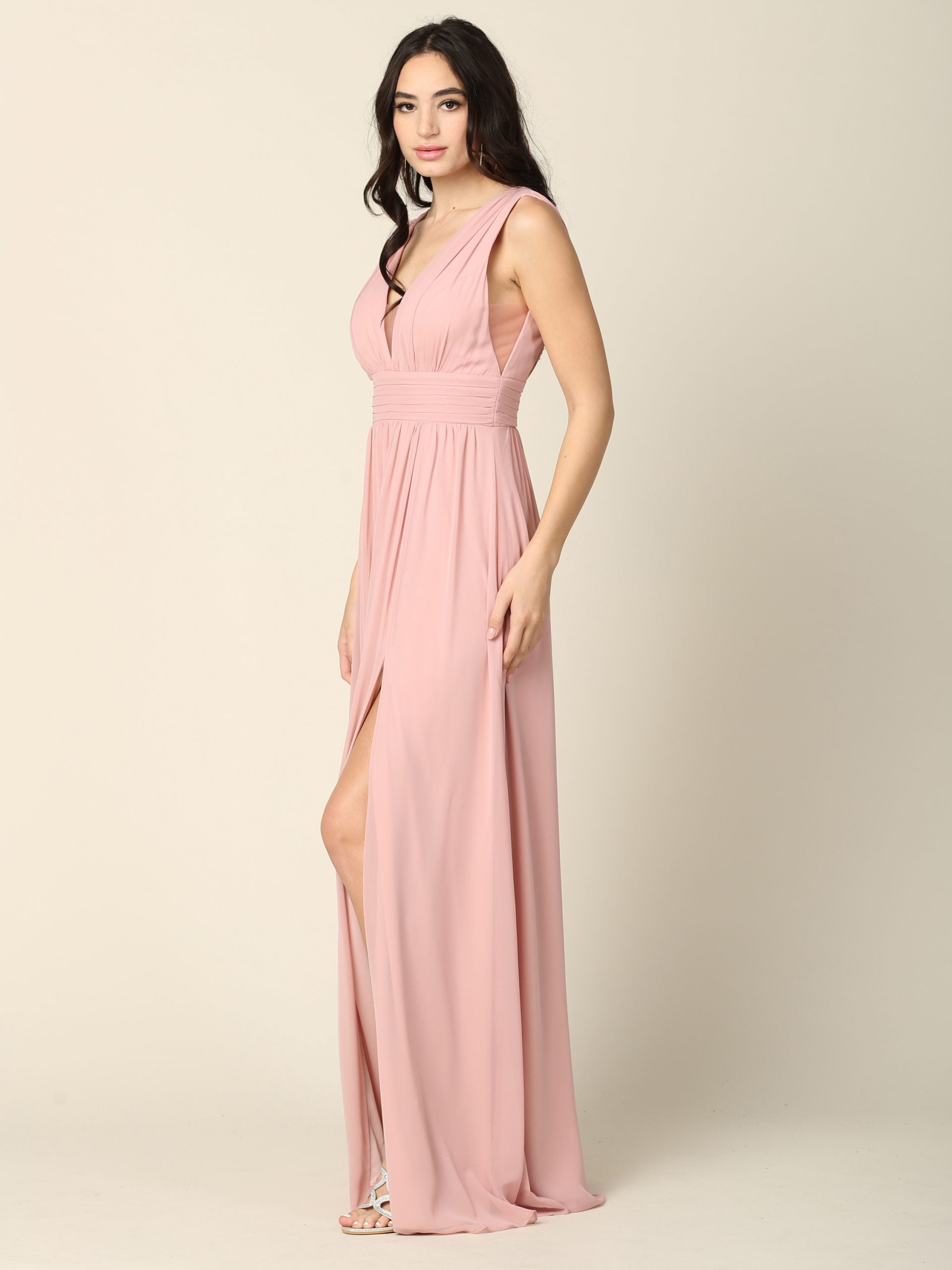 Eva USA 3329 Chiffon Grecian Style Bridesmaid Dress