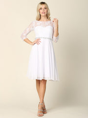 Eva USA EV3340 Short Mother of the Bride or Groom Gown