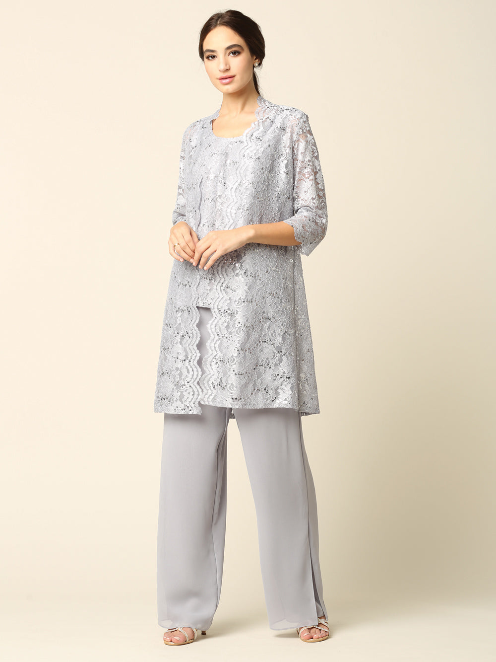 Eva USA EV-3366 Three Piece Mother's Pant Suit Set