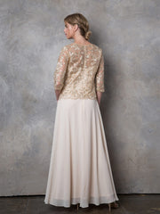 Eva USA 3377 Mother's Formal Gown in Chiffon & Lace