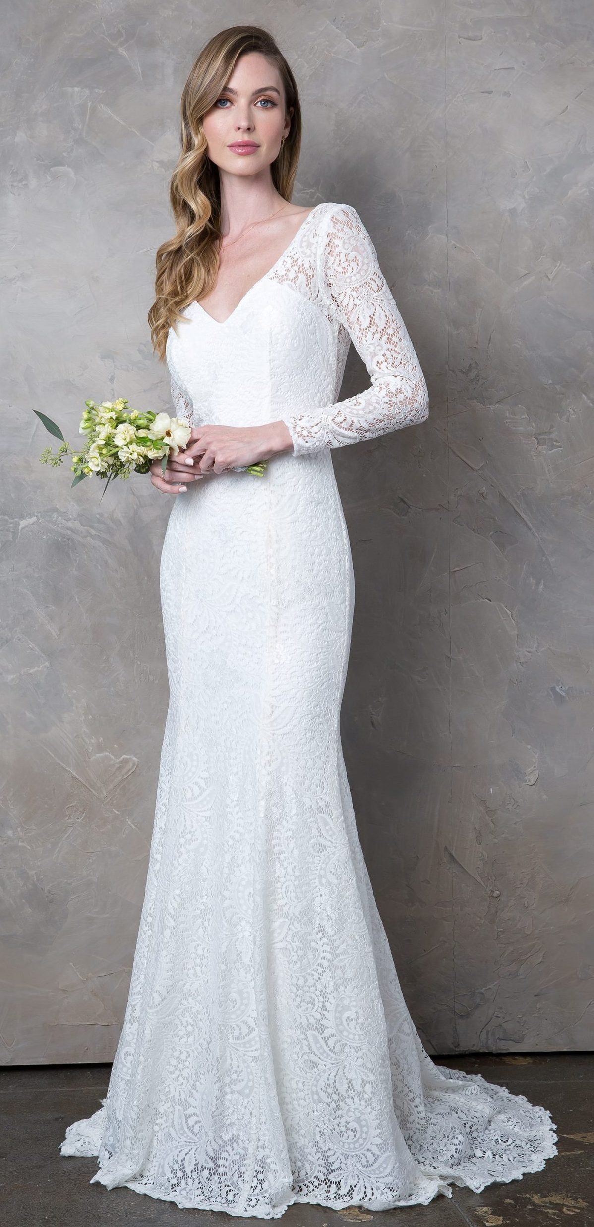 Eva USA 3407 Delicate Lace Bridal Gown