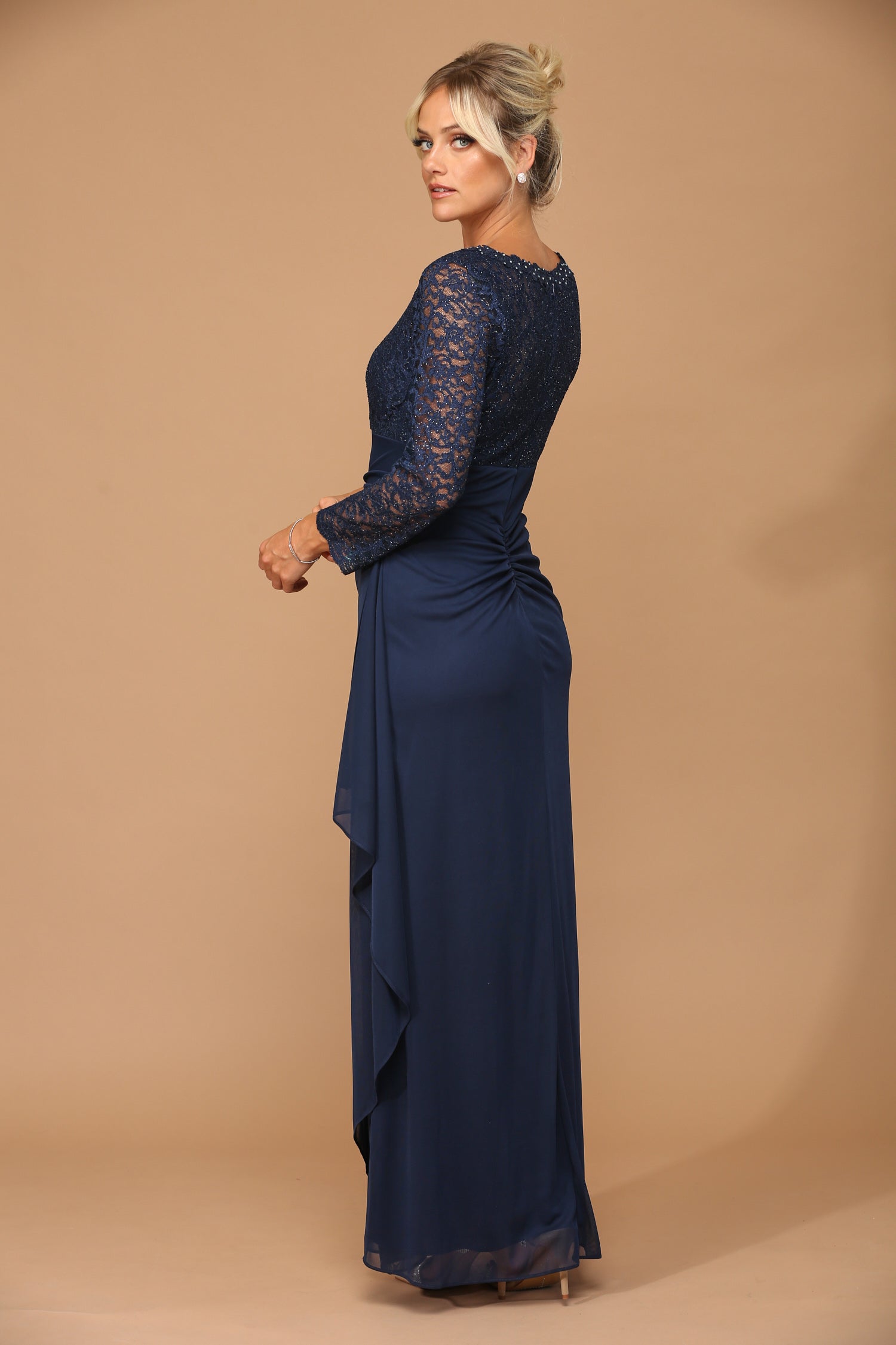 Eva USA 3451 Mother of the Bride or Groom Gown in Chiffon and Lace