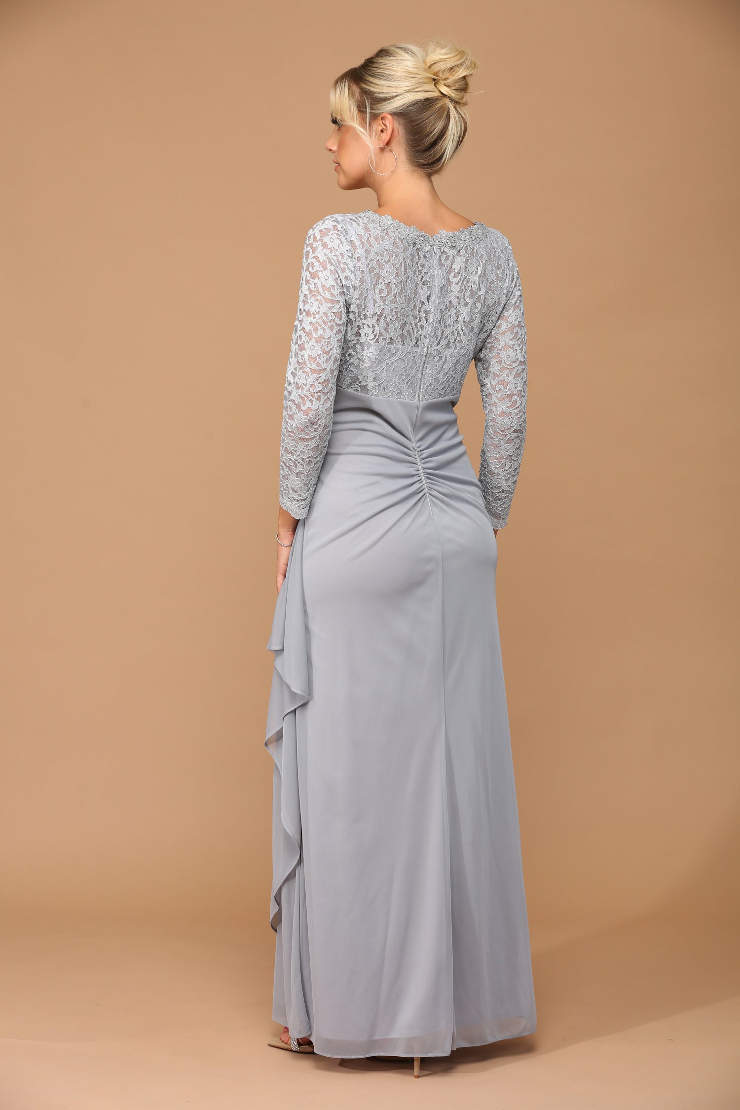 Eva USA 3451 Mother of the Bride or Groom Gown in Chiffon and Lace