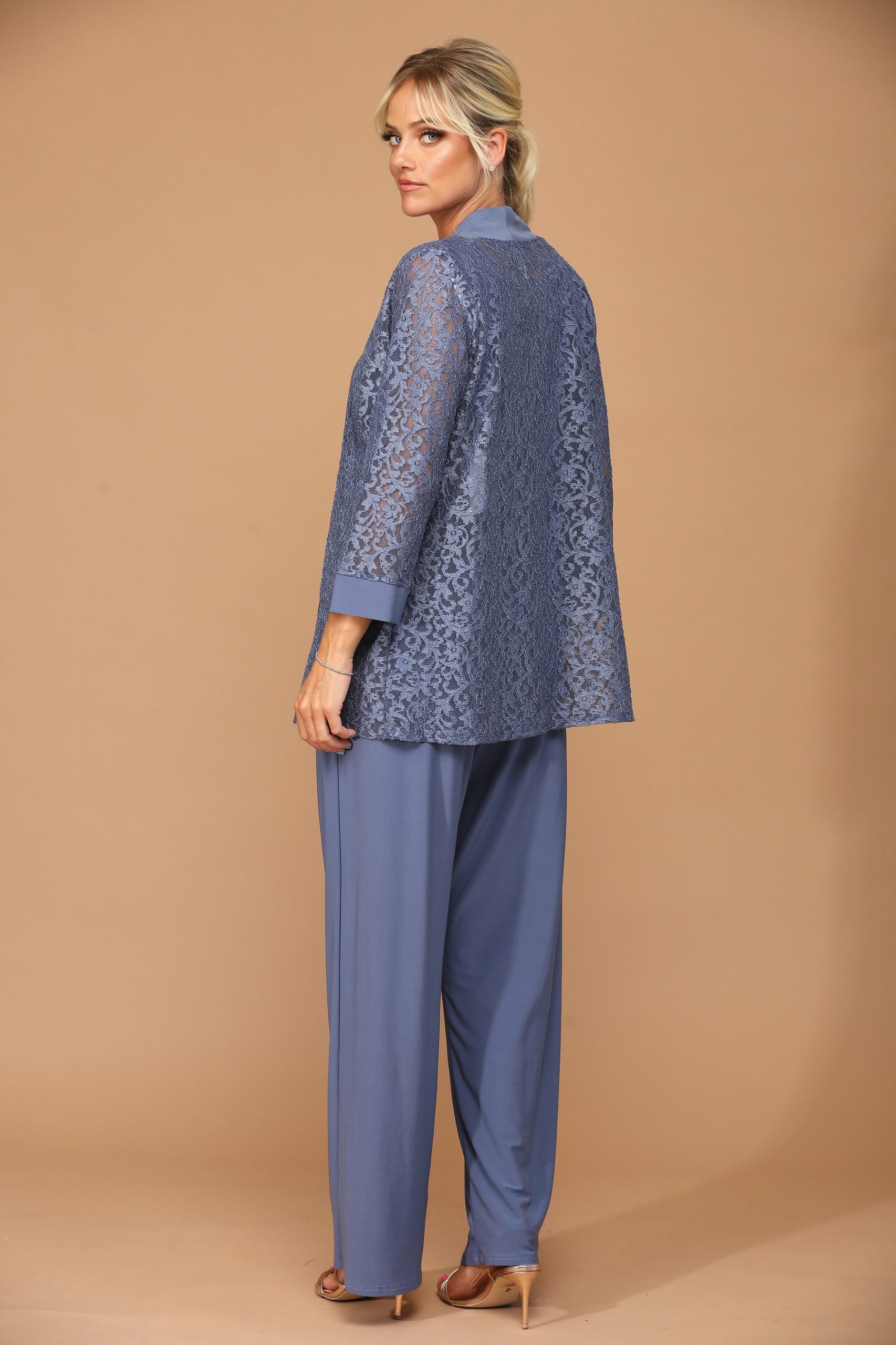 Eva USA 3455 Three Piece Mothers Pant Suit