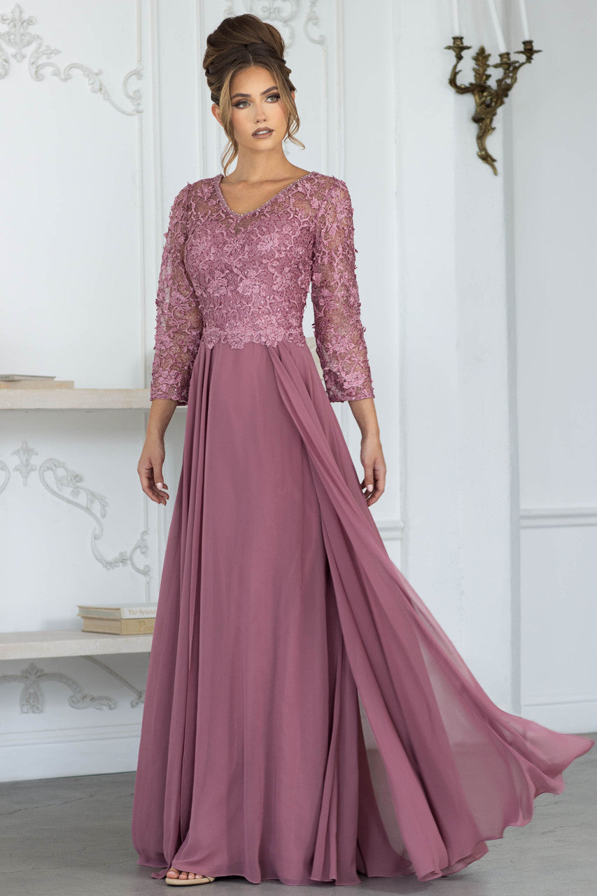 Lenovia 8375 Venice Lace And Chiffon Mother of the Bride Gown