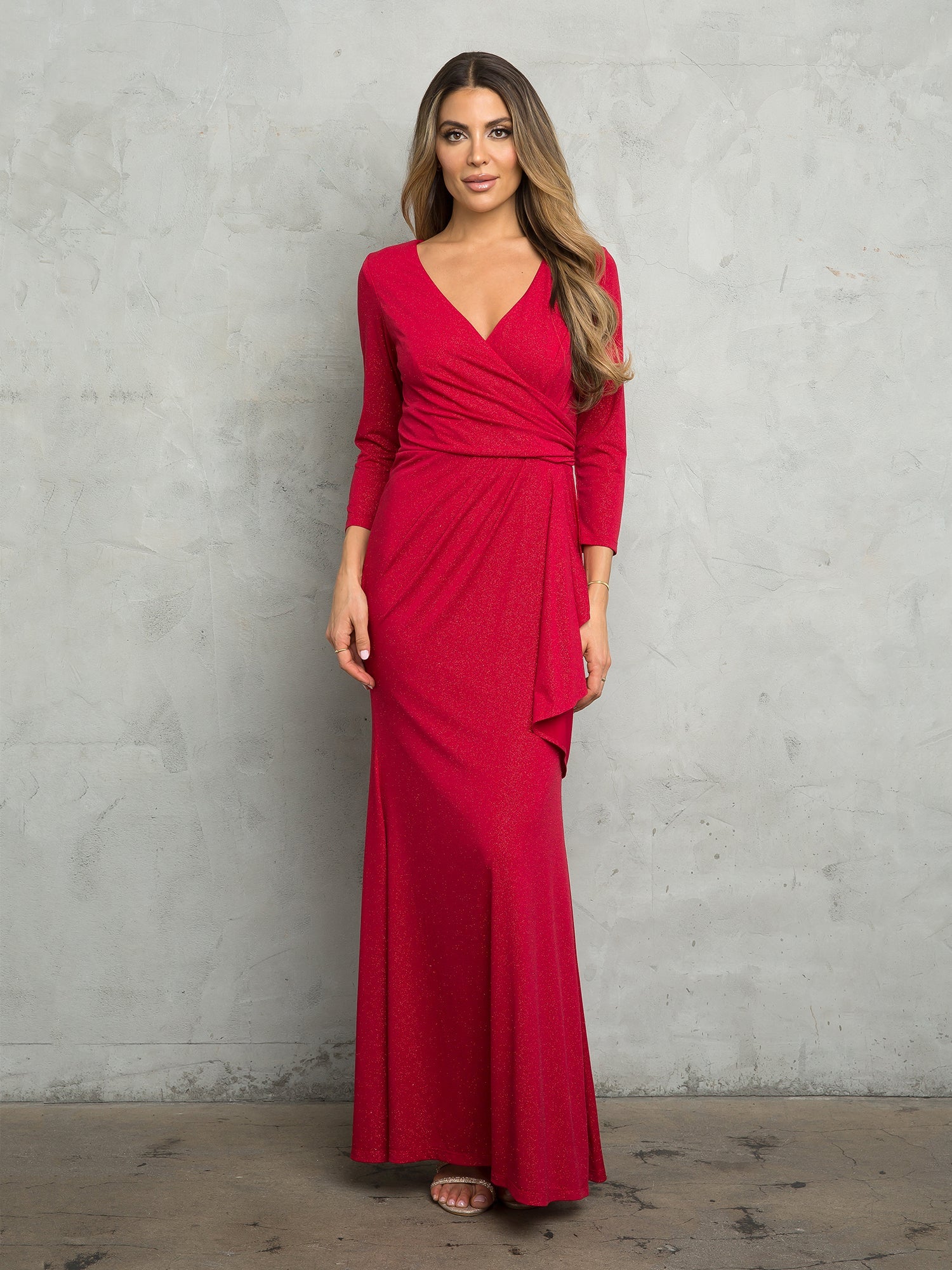 Eva USA 3472 Stretch Jersey Formal Evening or Bridesmaid Gown