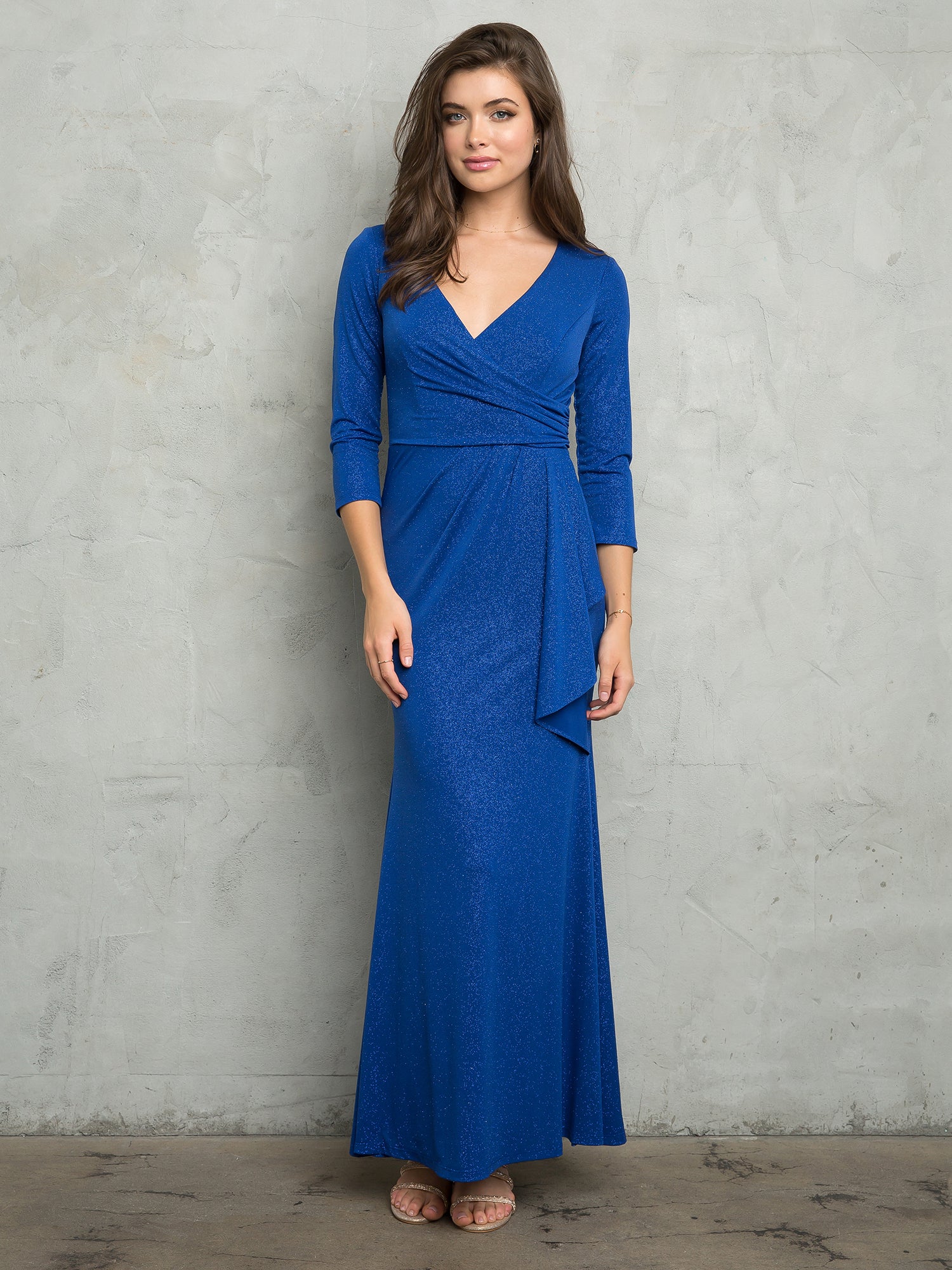 Eva USA 3472 Stretch Jersey Formal Evening or Bridesmaid Gown