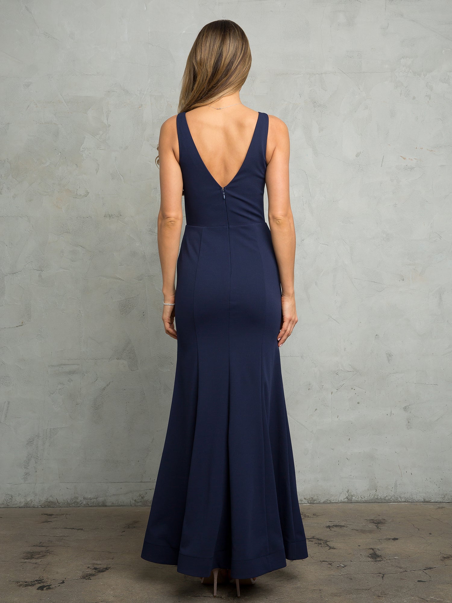 Eva USA 3482 Crepe Bridesmaids Dress