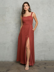 Eva USA EV3485 Chiffon Bridesmaids Formal Gown