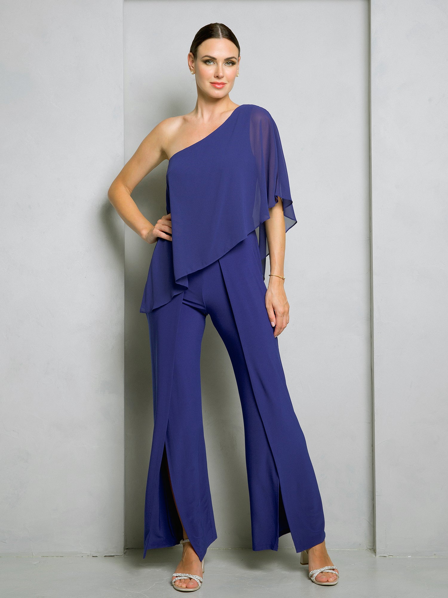 Eva USA EV3499 Chiffon Formal Pant Suit