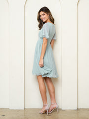 Eva USA 3508 Short Chiffon Bridesmaid Dress
