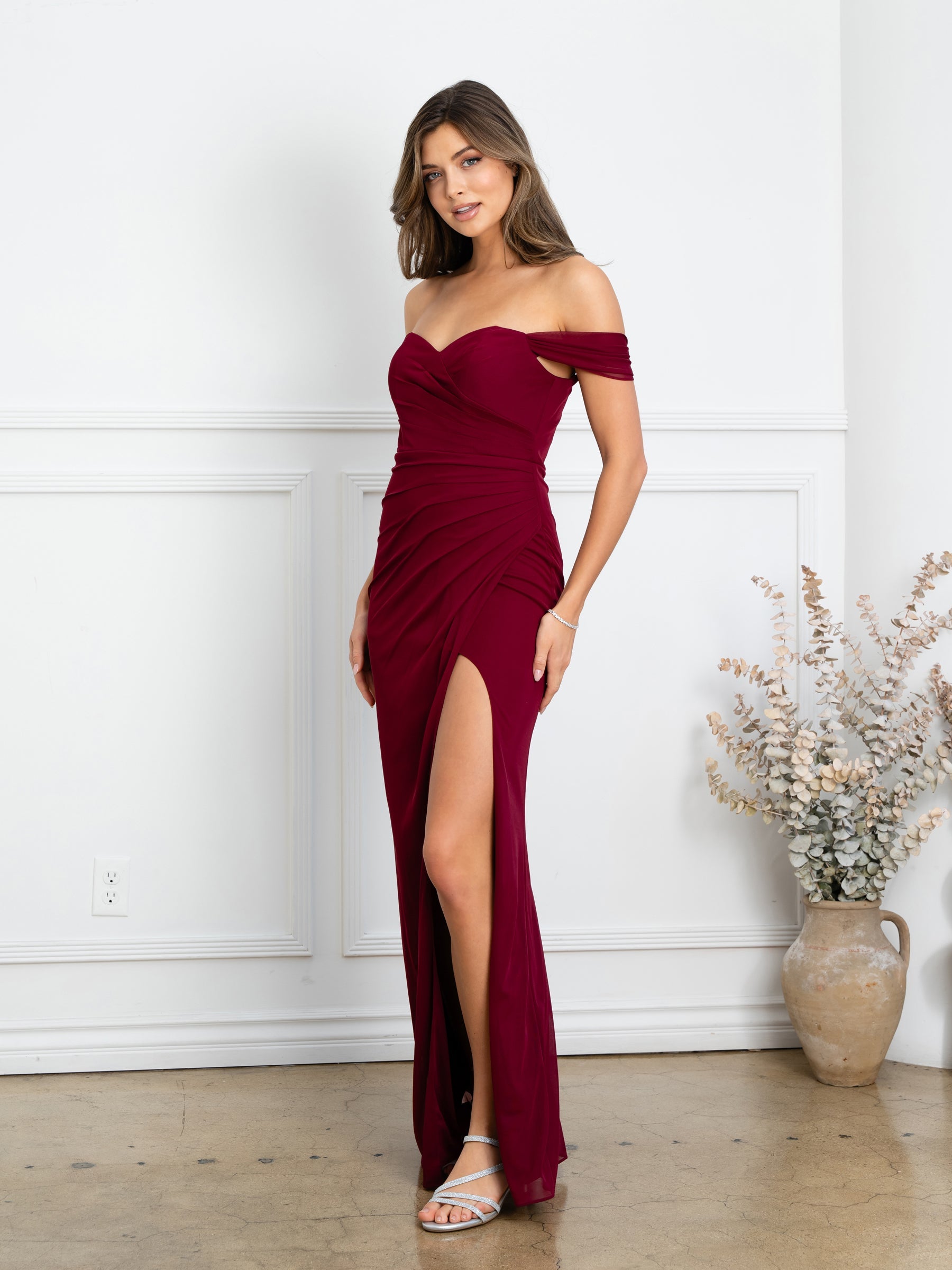 Eva USA 3510 Off the Shoulder Bridesmaid Gown