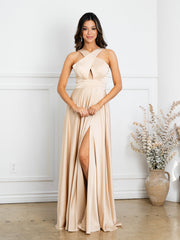 Eva USA EV3512 Satin Bridesmaids Dress